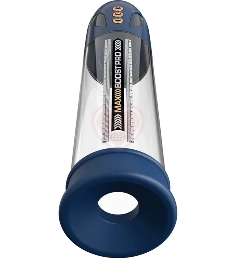 Мужская вакуумная помпа с режимом всасывания Max Boost Pro Flow синяя фото 2