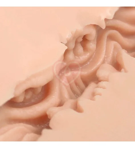 Мастурбатор вагина в стакане Naked Factory V-04 телесный фото 6