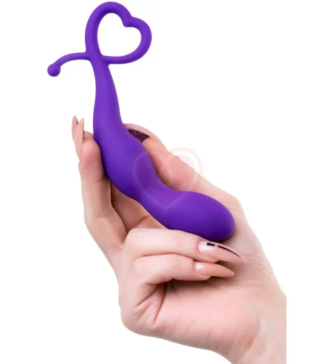 Анальная пробка с волнообразным рельефом ToDo by Toyfa Wlap фиолетовая фото 4