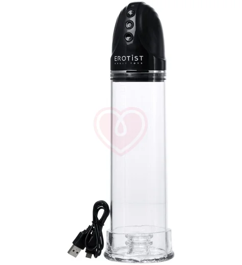 Помпа для увеличения члена Erotist Man Up Pump прозрачная фото 3