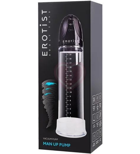 Помпа для увеличения члена Erotist Man Up Pump прозрачная фото 6