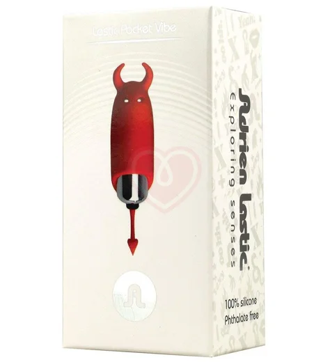 Мощная вибропулька Маленький Демон Mini Vibrator Devol красный фото 3