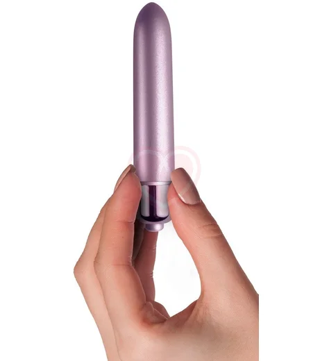Бархатная вибропуля Rocks Off Touch of Velvet сиреневая фото 3