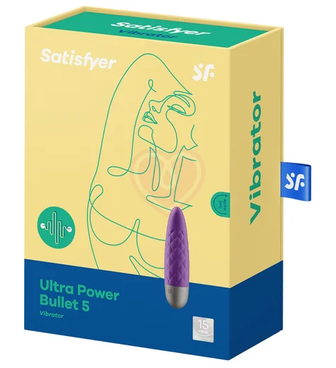 Рельефная вибропуля Satisfyer Ultra Power Bullet 5 фиолетовый фото 2