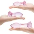 Набор стеклянных анальных пробок с розочками Glas Rosebud Butt Plug Set фото 2