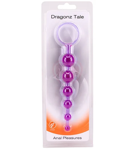 Анальная цепочка Dragonz Tale фиолетовая фото 2