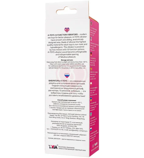 Вибратор-кролик A-Toys by Toyfa Lilu розовый фото 6