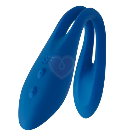 Гибкий вибратор Satisfyer Elastic Game синий фото 4