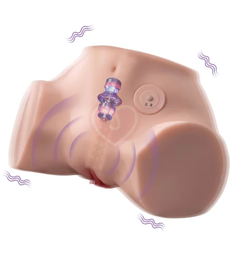 Мастурбатор вагина и анус с вибрацией Real Xise фото 2