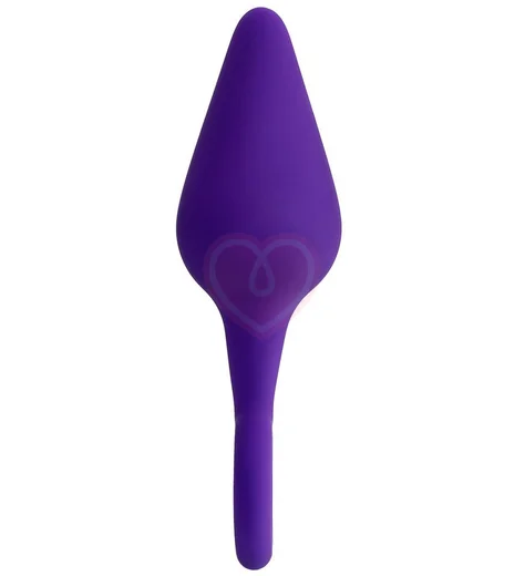 Анальная пробка с кольцом ToDo Bung фиолетовая фото 3