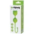 Двойные вагинальные шарики с хвостиком A-Toys by Toyfa Meeko зелёные фото 3