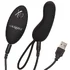 Мини-вибратор с пультом управления Silicone Remote Curve чёрное фото 5