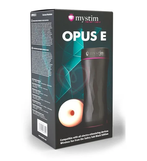 Мастурбатор с электростимуляцией Mystim Opus E donut фото 2