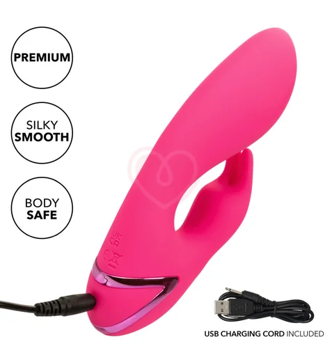 Вибратор со стимулятором клитора So. Cal Sunshine розовый фото 6