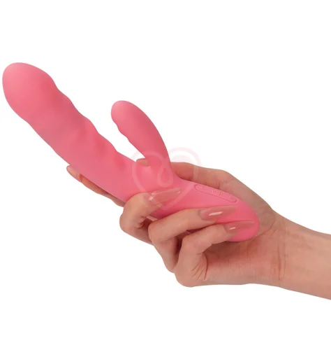 Вибратор-кролик с пульсацией Svakom Avery розовый фото 5