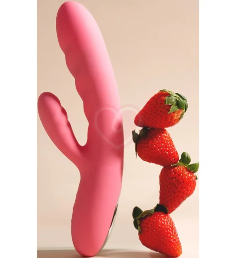 Вибратор-кролик с пульсацией Svakom Avery розовый фото 10