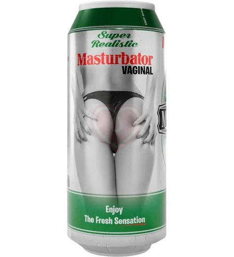 Мастурбатор-вагина в банке Alive Heineken Vagina II фото 3