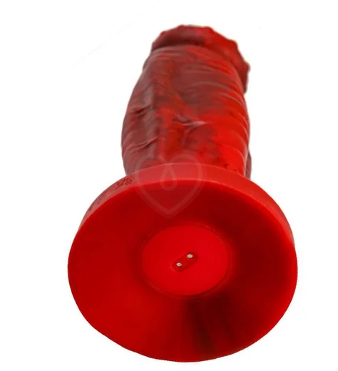 Вибратор на присоске Toyfa Black&Red Monster Saur чёрно-красный фото 5