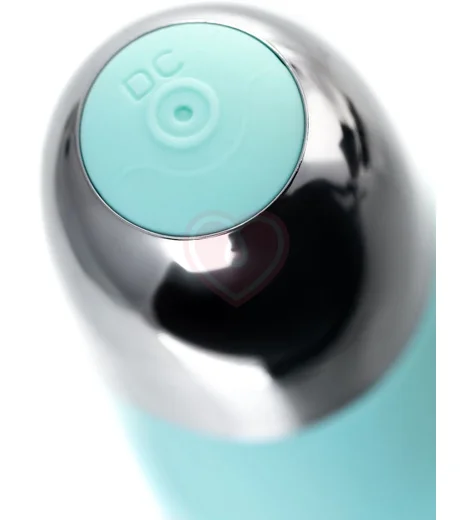 Вибратор-кролик с ребристым рельефом Flovetta Flax голубой фото 7