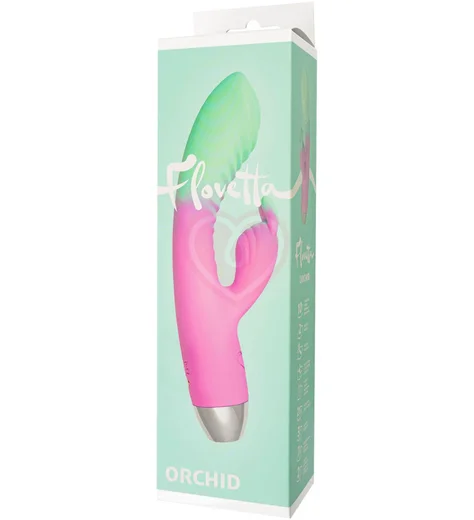 Вибратор-кролик со стимуляцией зоны G Flovetta Orchid мятно-розовый фото 7