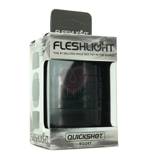 Сквозной мастурбатор Fleshlight Quickshot Boost серый фото 3