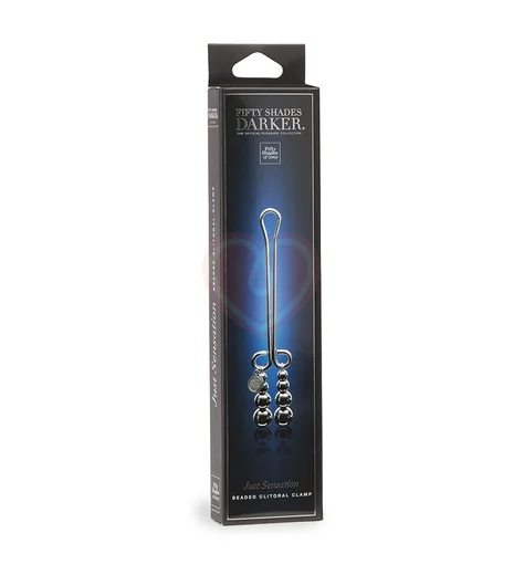 Зажим для клитора Fifty Shades Darker Just Sensation Beaded Clitoral Clamp фото 2