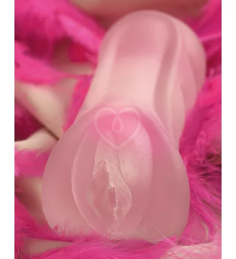 Прозрачный реалистичный мастурбатор ToyFa Juicy Pussy Crystal Rose фото 2