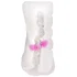 Прозрачный реалистичный мастурбатор ToyFa Juicy Pussy Crystal Rose фото 3