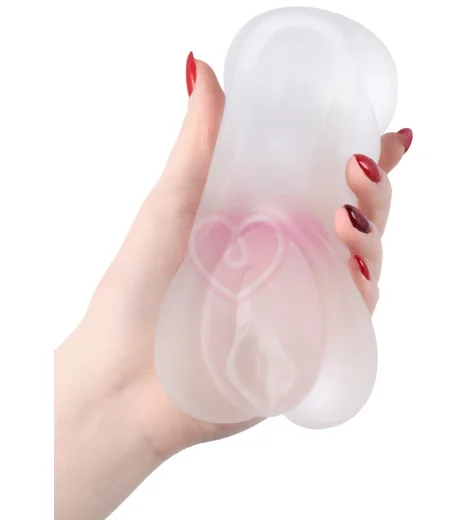Прозрачный реалистичный мастурбатор ToyFa Juicy Pussy Crystal Rose фото 4
