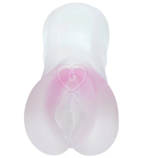 Прозрачный реалистичный мастурбатор ToyFa Juicy Pussy Crystal Rose фото 6