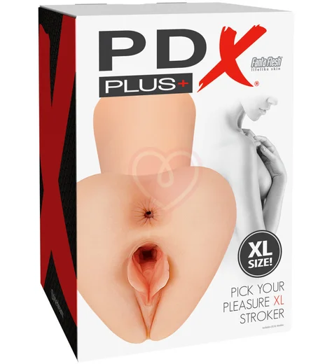 Мастурбатор вагина и анус Pick Your Pleasure Xl Stroker телесный фото 4