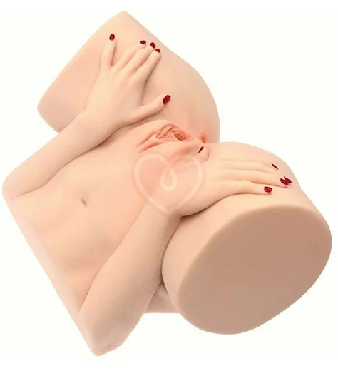 Мастурбатор полуторс с вагиной и попкой Naked Factory Barbie телесный фото 3