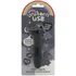 Вибропуля Unihorn Usb Wild Spirit со стимуляцией язычком чёрная фото 3