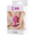 Анальная пробка с белым кристаллом ToDo Brilliant средняя розовая фото 4