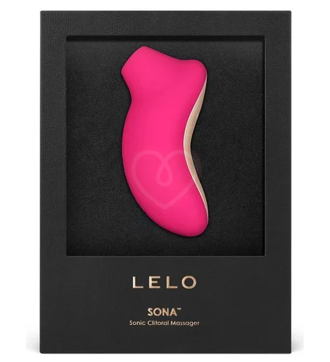 Клиторальный вакуумно-звуковой массажёр Lelo Sona вишнёвый фото 4