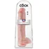 Фаллоимитатор на присоске с мошонкой King Cock with Balls 40 см телесный фото 6