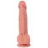 Силиконовый реалистичный фаллоимитатор Real Dual Layer 21 см фото 3