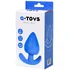 Анальная пробка ToyFa A-Toys Anal Plug синяя фото 4