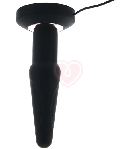 Анальная вибропробка с пультом Fredericks черная фото 4