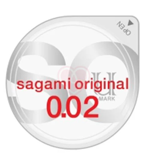 Ультратонкие полиуретановые презервативы Sagami Original 002 2 шт фото 3