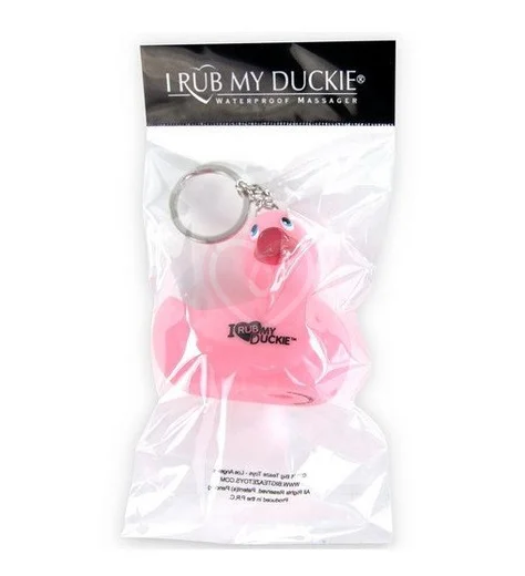 Брелок-уточка I Rub My Duckie розовый фото 3