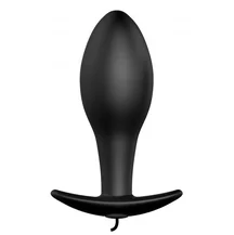 Анальная пробка с вибрацией и пультом Party Up Jason чёрная