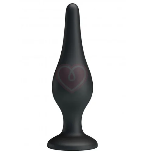 Анальная пробка с узким носиком Party Up Jeffrey чёрная фото 1