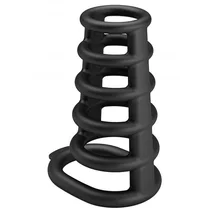 Двойное эрекционное кольцо Party Up Kim чёрное