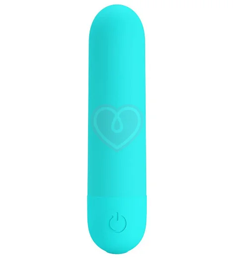Вибропуля Party Up Harry бирюзовая фото 1
