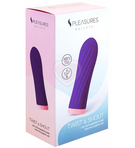 Вибропуля S Pleasures TwistShout фиолетовая фото 3