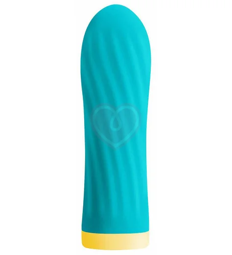 Вибропуля S Pleasures TwistShout бирюзовая фото 1
