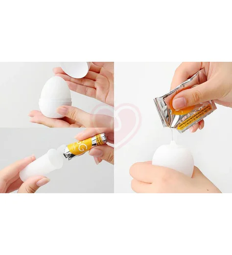 Набор из 3 мастурбаторов Tenga Egg Standard Set 1 белый фото 2