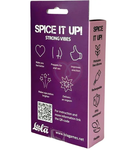 Анальная пробка с вибрацией и пультом Lola Games Spice it Up Charm фиолетовая фото 4