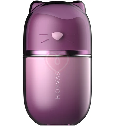 Вакуумный вибростимулятор клитора с имитацией куннилингуса Klitty Svakom лавандовый фото 1